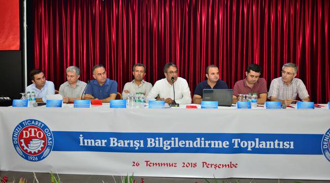 İMAR BARIŞI MASAYA YATIRILDI