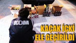 KAÇAK İÇKİ ELE GEÇİRİLDİ