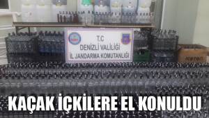 KAÇAK İÇKİLERE EL KONULDU