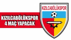 KIZILCABÖLÜKSPOR 4 MAÇ YAPACAK