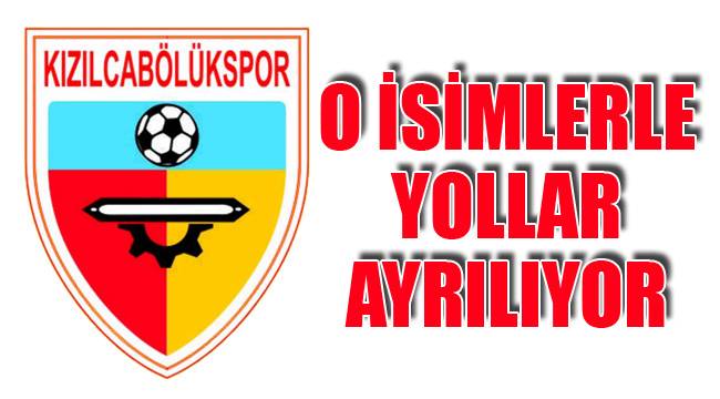 KIZILCABÖLÜKSPOR'DA 3 İSİM YOLCU