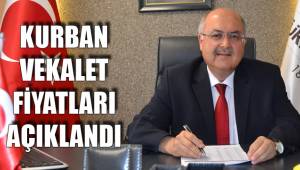 KURBAN VEKALET FİYATLARI AÇIKLANDI