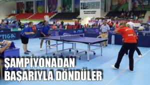 ŞAMPİYONADAN BAŞARIYLA DÖNDÜLER