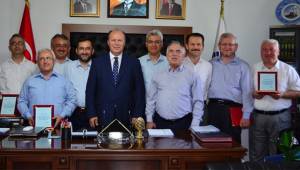 TAYİNİ ÇIKAN İLÇE MÜFTÜLERİNDEN MÜFTÜ AŞIK’A ZİYARET