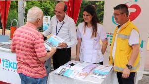 TEKDEN HASTANESİ FESTİVALİN NABZINI TUTTU