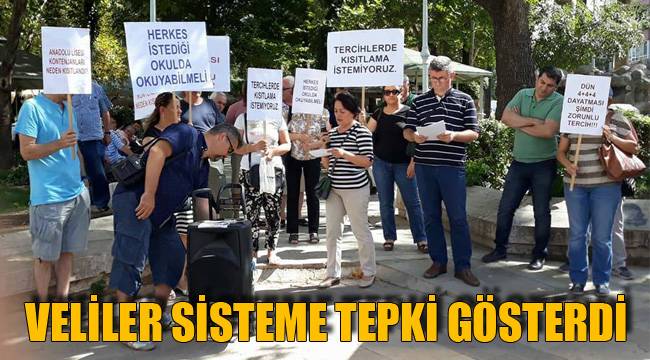 VELİLER SİSTEME TEPKİ GÖSTERDİ