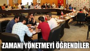 ZAMANI YÖNETMEYİ ÖĞRENDİLER