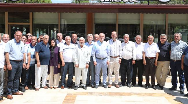 BAŞKAN GÜRLESİN ÇALIŞMA ARKADAŞLARINI UNUTMADI