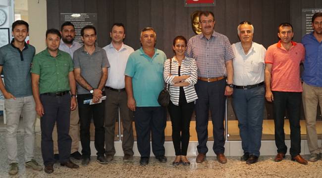 BAŞKAN GÜVEN PERSONELİYLE BAYRAMLAŞTI