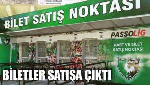 BİLETLER SATIŞA ÇIKTI