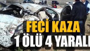 BOZKURT'TA FECİ KAZA: 1 ÖLÜ-4 YARALI