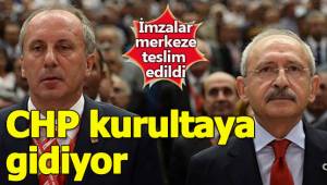 CHP'Lİ MUHALİFLER İMZALARI GENEL MERKEZE TESLİM ETTİ
