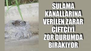 ÇİFTÇİ YETERLİ SULAMA YAPAMIYOR