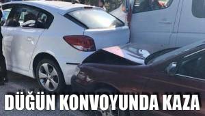 DÜĞÜN KONVOYUNDA KAZA