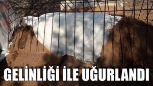 GELİNLİĞİ İLE UĞURLANDI
