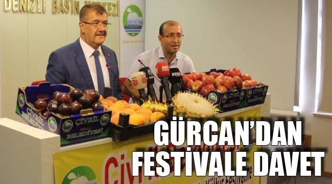 GÜRCAN’DAN FESTİVALE DAVET