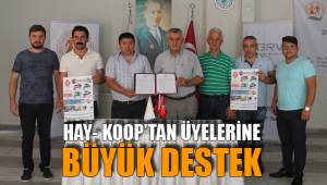 HAY- KOOP'TAN ÜYELERİNE BÜYÜK DESTEK
