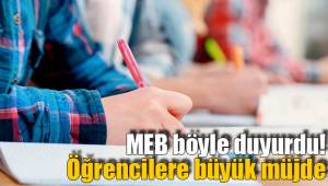 MEB böyle duyurdu!
