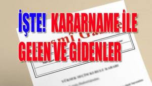 3 KAYMAKAMIN GÖREV YERİ DEĞİŞTİ