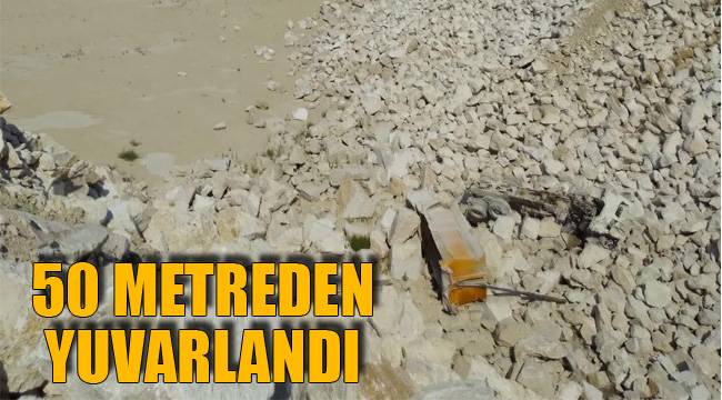 50 METREDEN YUVARLANDI