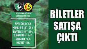 BİLETLER SATIŞA ÇIKTI