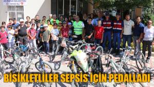 BİSİKLETLİLER SEPSİS İÇİN PEDALLADI
