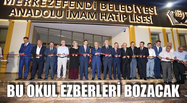 BU OKUL EZBERLERİ BOZACAK