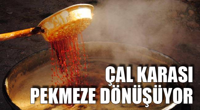 ÇAL KARASI’NDAN PEKMEZ YAPIMI BAŞLADI