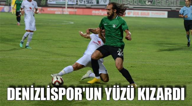 DENİZLİSPOR'UN YÜZÜ KIZARDI