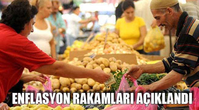ENFLASYON RAKAMLARI AÇIKLANDI