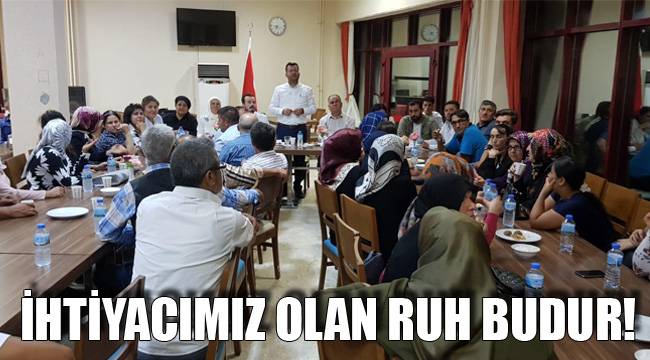 İHTİYACIMIZ OLAN RUH BUDUR!