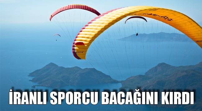 İRANLI SPORCU BACAĞINI KIRDI