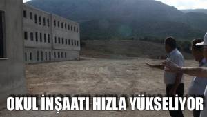 OKUL İNŞAATI HIZLA YÜKSELİYOR