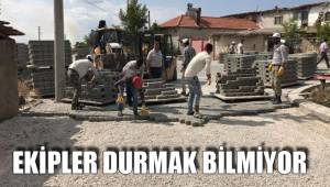 SARILAR MAHALLESİNDE ÜST YAPI ÇALIŞMASI