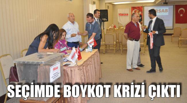 SEÇİMDE BOYKOT KRİZİ ÇIKTI