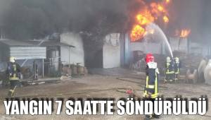YANGIN 7 SAATTE SÖNDÜRÜLDÜ