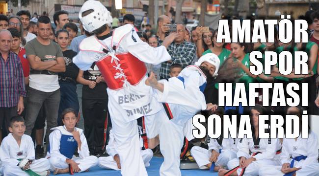 Amatör spor haftası sona erdi