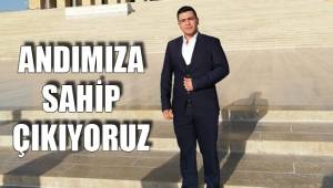 Andımıza sahip çıkıyoruz