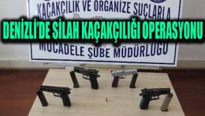 Denizli'de silah kaçakçılığı operasyonu