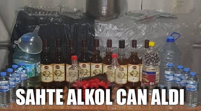 Sahte alkol can aldı