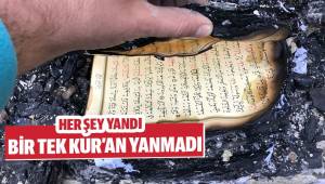 Bir tek Kur'an yanmadı