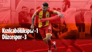 Kızılcabölükspor-Düzcespor: 1-3