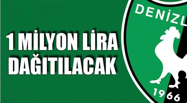 1 milyon lira dağıtılacak