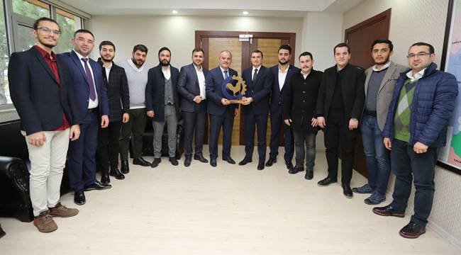 Başkan Gürlesin, Genç ASKON Yönetimini ağırladı