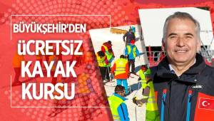 BÜYÜKŞEHİR'DEN ÜCRETSİZ KAYAK KURSU