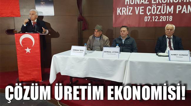 Çözüm üretim ekonomisi!