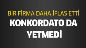 Denizli'de Bir İflas Daha