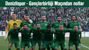 Denizlispor - Gençlerbirliği maçından notlar