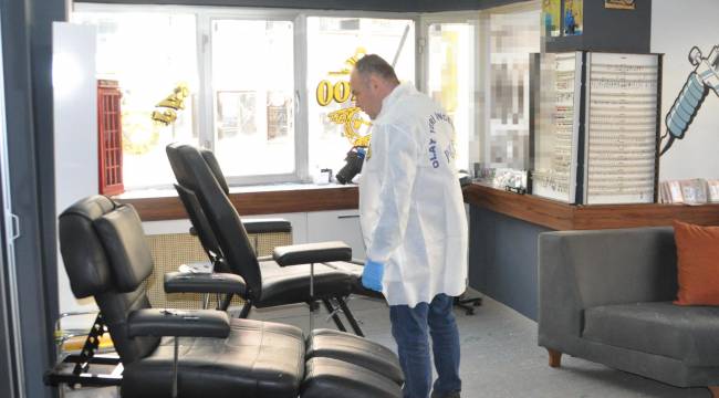 Dövme stüdyosuna pompalı tüfekle saldırı