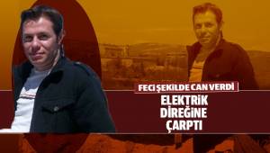 Elektrik direğine çarptı, feci şekilde can verdi